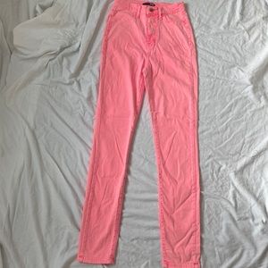 Fashion Nova size 3 high rise neon pink WEBSITE SOLD OUT IN THIS SIZE